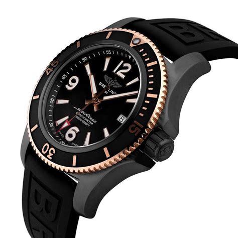 black and orange breitling superocean|Breitling Superocean black steel 46.